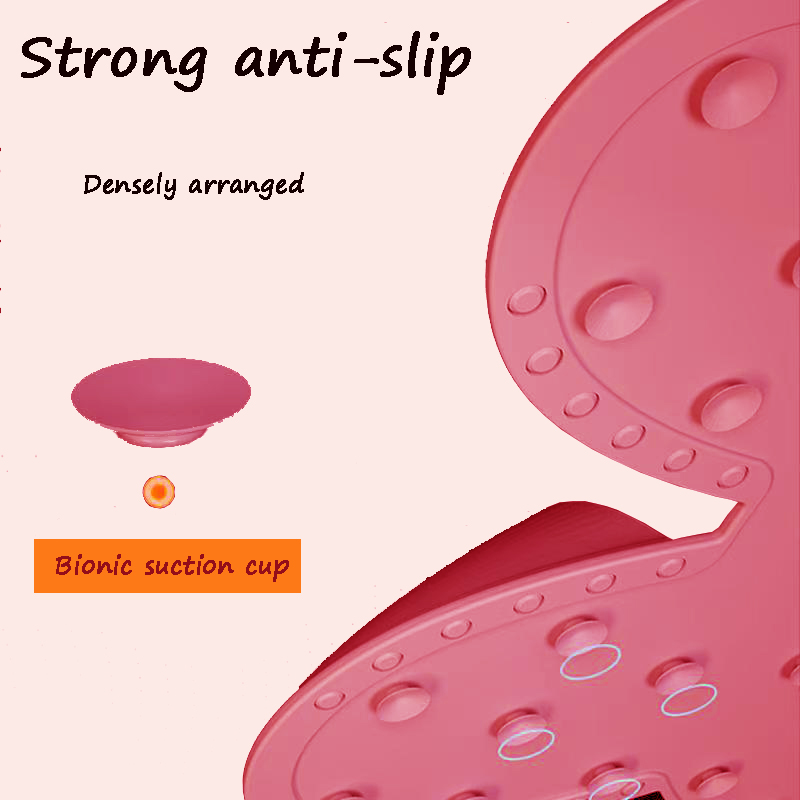 TPE Bath Mat Back Suction Cup Massage Foot Mat